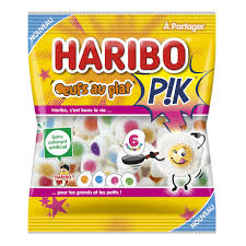 oeuf au plat sucré haribo vendu par 100g