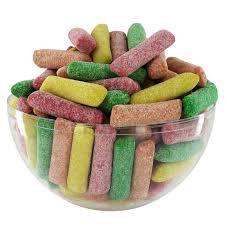 hitschies acidulée vendu par 100 g  ( halal )