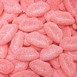 levre rose acide vendu par 100 g ( halal )