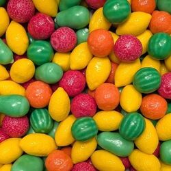 crasy gummy bubble gum macédoine de fruit vendu par lot de 5